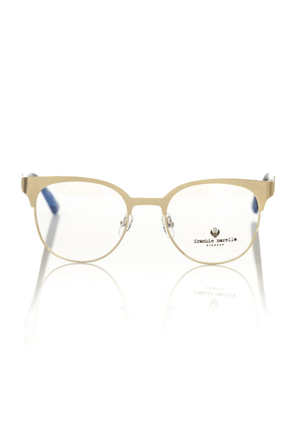 Frankie Morello Damenbrille aus goldenem Acetat