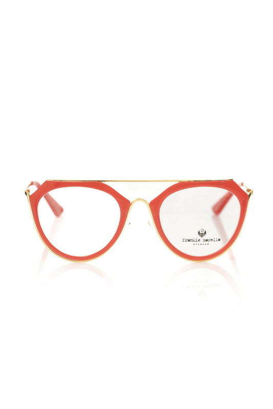Frankie Morello Rote Acetat-Damenbrille