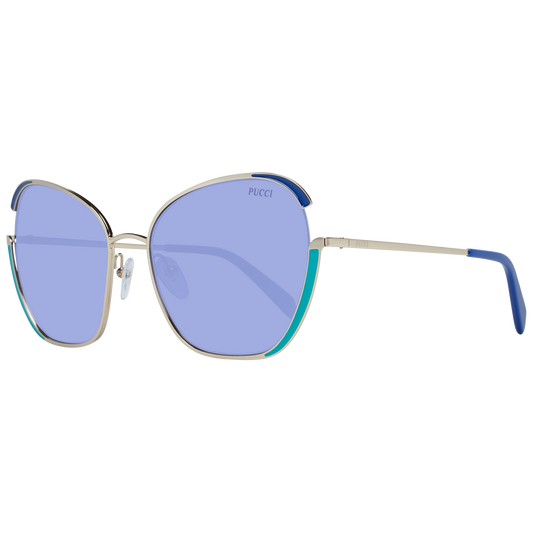 Emilio Pucci Gold Damen Sonnenbrille