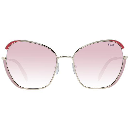 Emilio Pucci Gold Damen Sonnenbrille