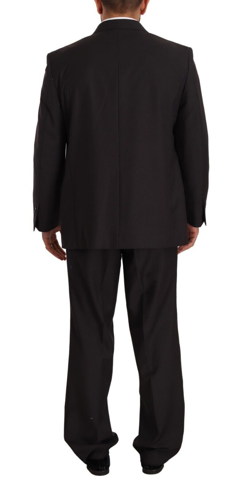 Domenico Tagliente – Grauer, einreihiger Anzug aus Polyester