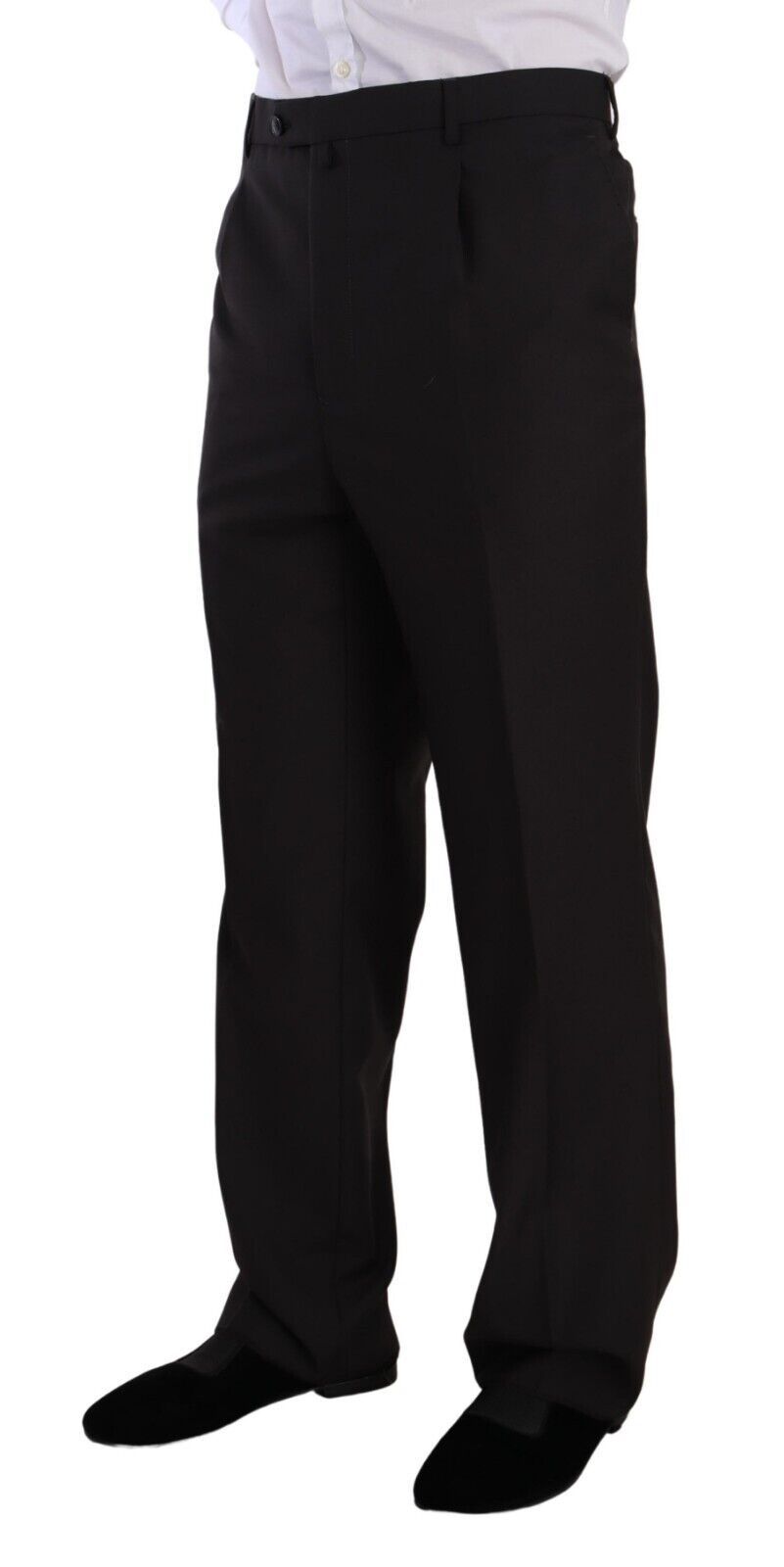 Domenico Tagliente – Grauer, einreihiger Anzug aus Polyester