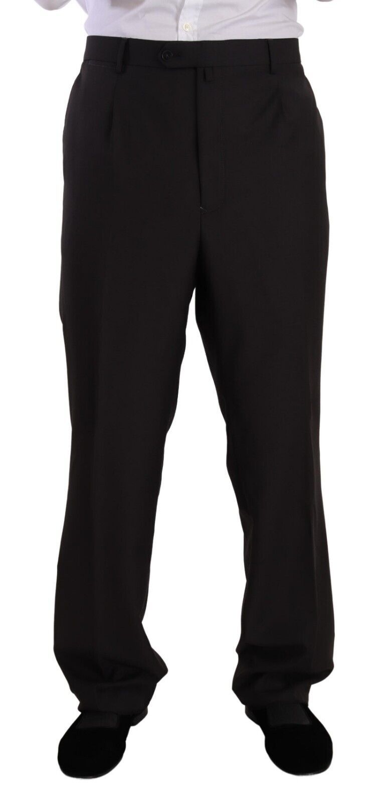 Domenico Tagliente – Grauer, einreihiger Anzug aus Polyester