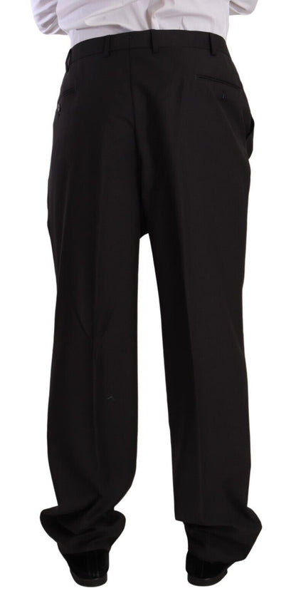 Domenico Tagliente – Grauer, einreihiger Anzug aus Polyester