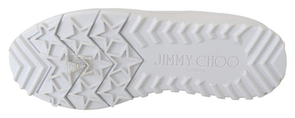 Jimmy Choo Elegante weiße Ledersneaker