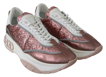 Jimmy Choo Candyfloss Glitzer-Sneaker Euphoria