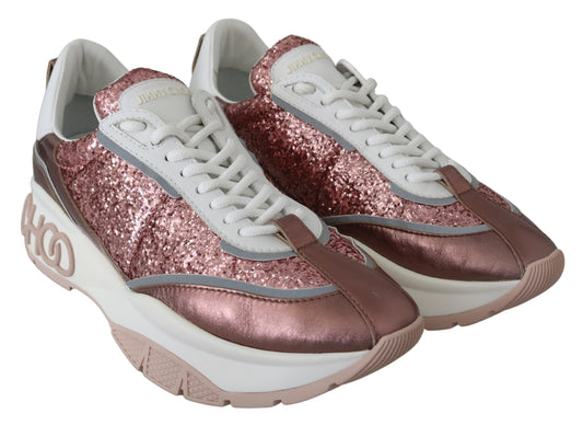 Jimmy Choo Candyfloss Glitzer-Sneaker Euphoria