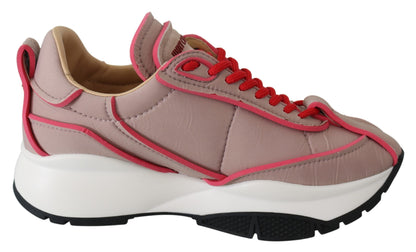 Jimmy Choo – Schicke, gepolsterte Sneakers in Ballettrosa