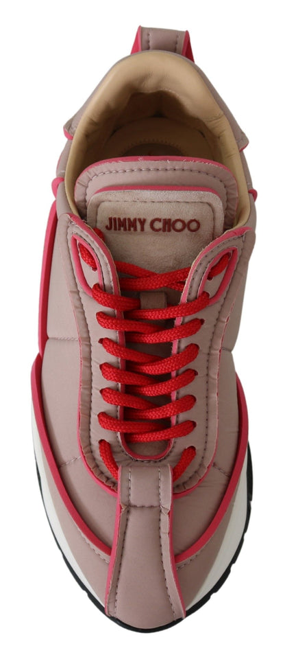 Jimmy Choo – Schicke, gepolsterte Sneakers in Ballettrosa