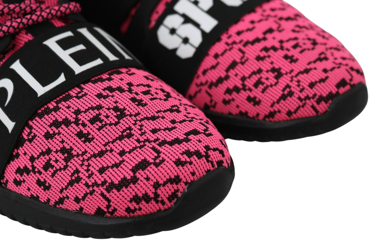 Plein Sport – Schicke, rosafarbene Sneakers in Blush