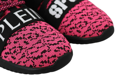 Plein Sport – Schicke, rosafarbene Sneakers in Blush