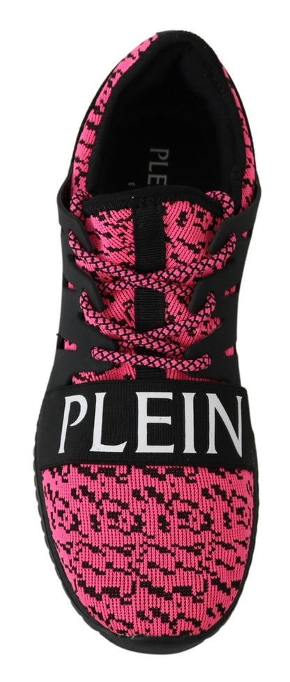 Plein Sport – Schicke, rosafarbene Sneakers in Blush