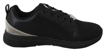 Plein Sport – Exquisite schwarze Runner-Sneaker „Gisella“