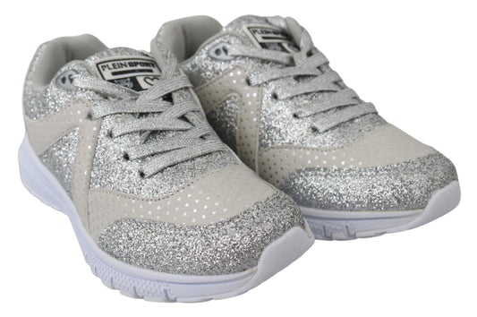 حذاء رياضي Plein Sport Chic Silver Runner Jasmines