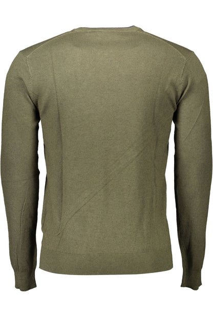 US POLO ASSN. Grüner Wollpullover für Herren