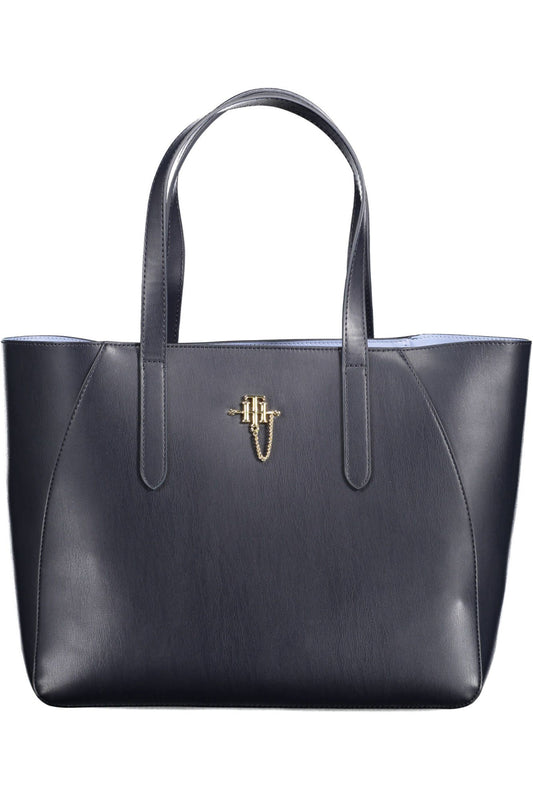 Tommy Hilfiger Damenhandtasche aus Polyethylen, Blau