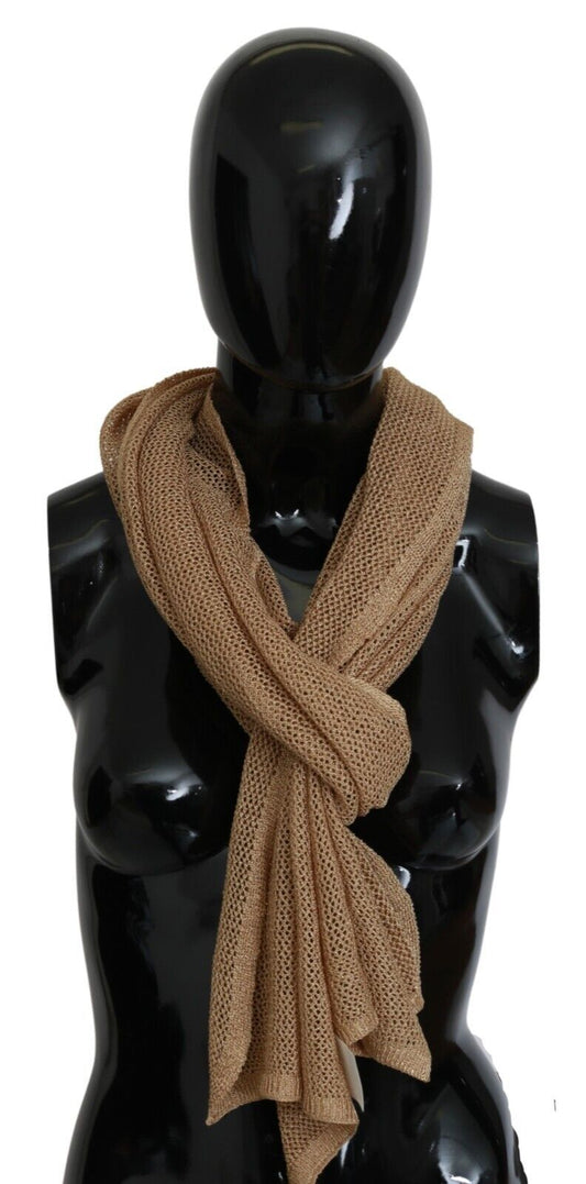 GF Ferre Brauner Halswickel Winterschal Foulard Schal