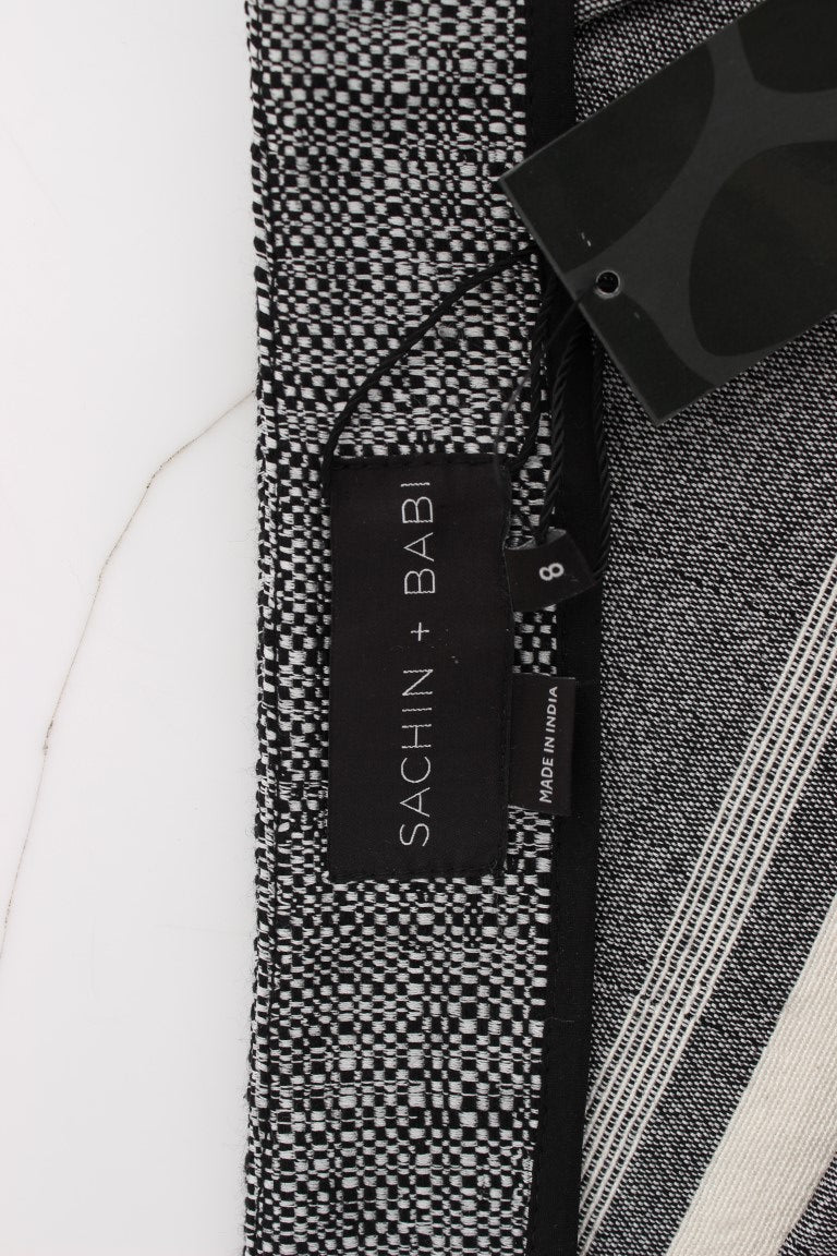 Sachin &amp; Babi Grau-Schwarzer Liza-Leder-Bleistift