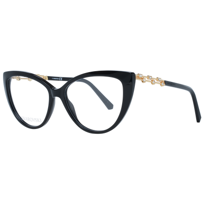 Swarovski Elegante schwarze Cat Eye Designerbrille
