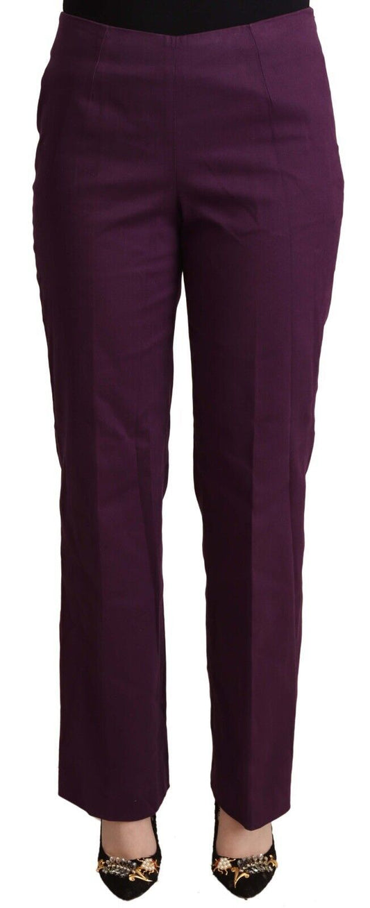BENCIVENGA Violette Freizeithose mit hoher Taille und konischem Schnitt