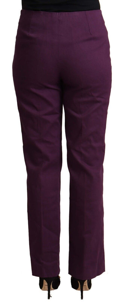 BENCIVENGA Violette Freizeithose mit hoher Taille und konischem Schnitt