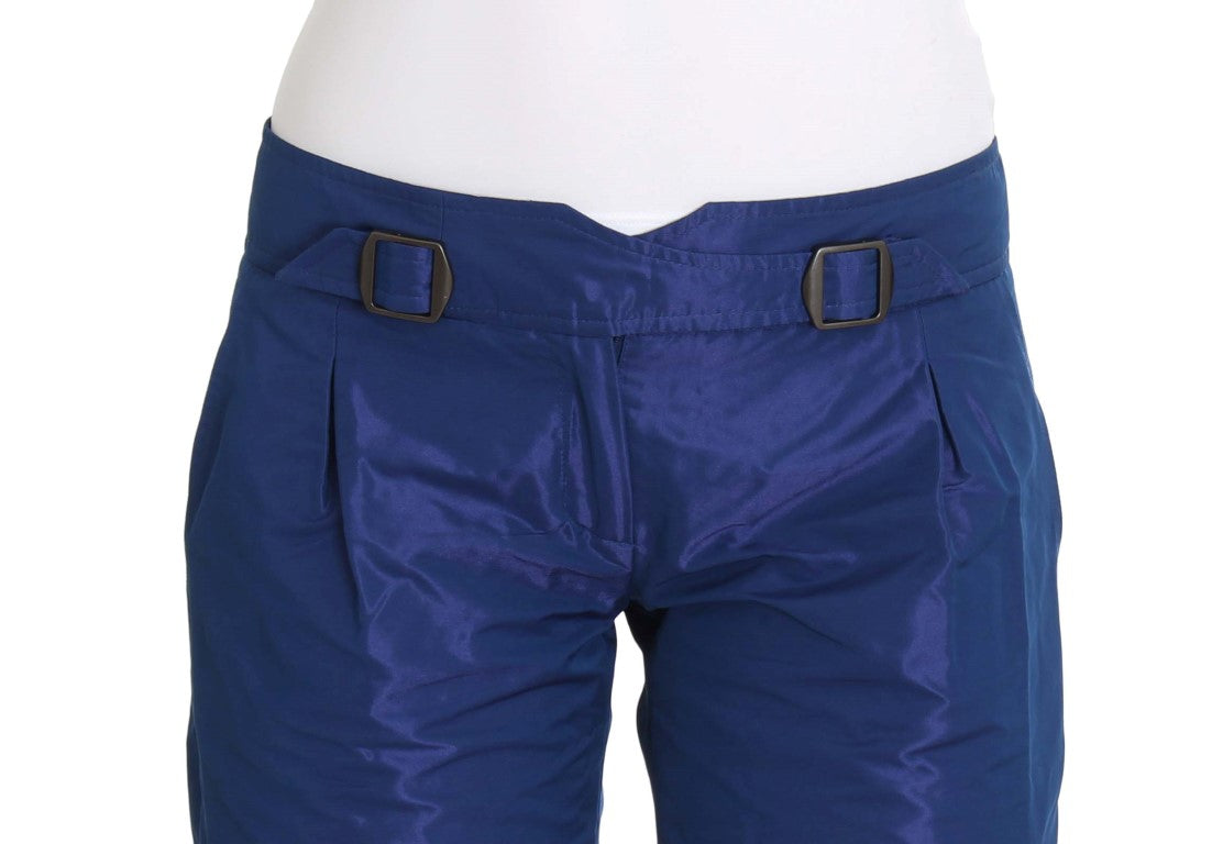 Ermanno Scervino Blaue Bermudashorts über dem Knie