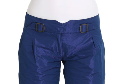 Ermanno Scervino Blaue Bermudashorts über dem Knie