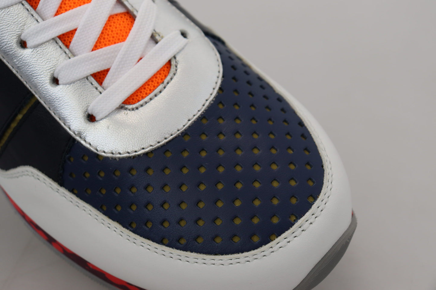 Dolce &amp; Gabbana Mehrfarbige Sport-Sneakers aus Leder