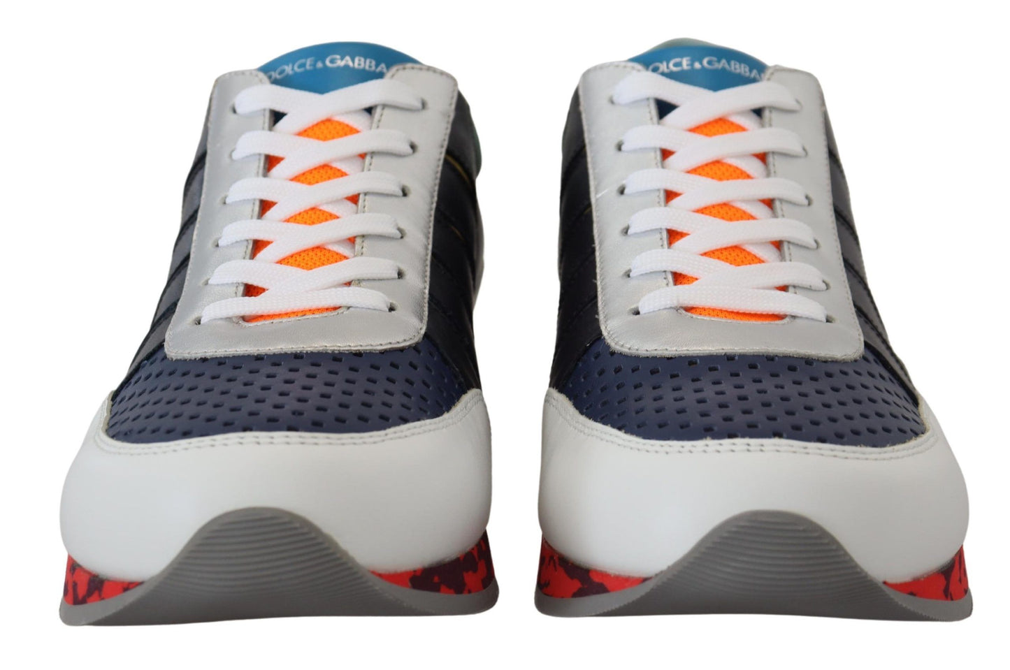 Dolce &amp; Gabbana Mehrfarbige Sport-Sneakers aus Leder