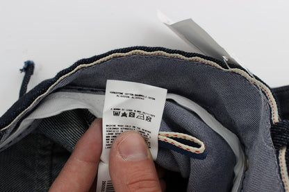 Acht Jeans in normaler Straight-Fit-Baumwolle, Blau