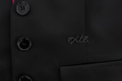 Exte Schwarz-Pink Zweiteiliger Anzugrock &amp; Blazer