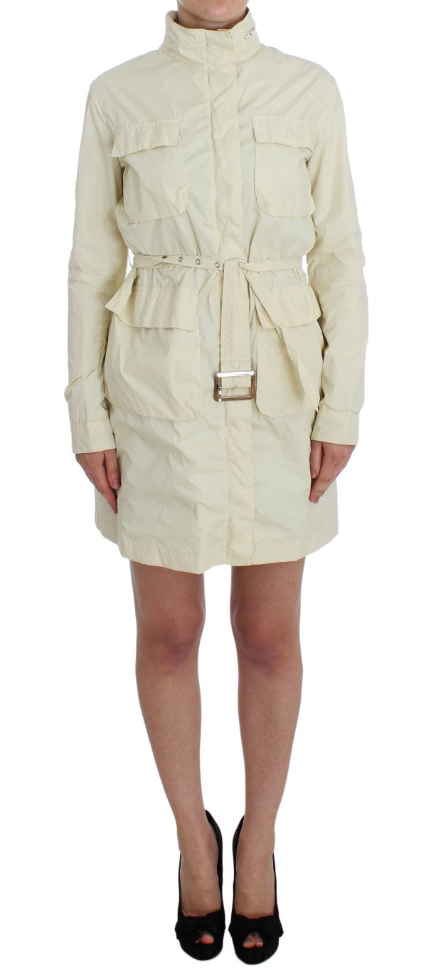 PAROSH – Wetterfester Trenchcoat in Beige