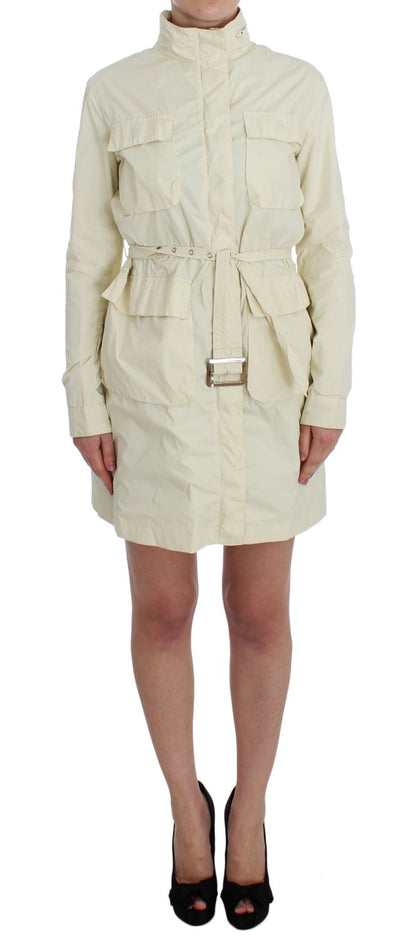 PAROSH – Wetterfester Trenchcoat in Beige