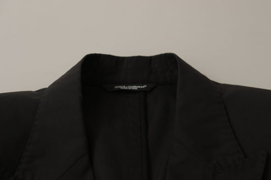 Dolce &amp; Gabbana Schwarzer einreihiger TAORMINA-Blazer