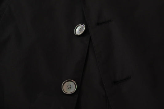 Dolce &amp; Gabbana Schwarzer einreihiger TAORMINA-Blazer