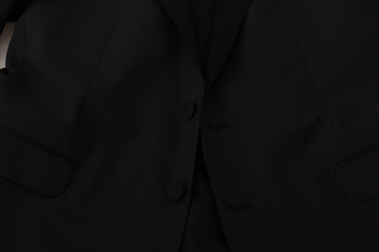 Dolce &amp; Gabbana Dunkelblauer einreihiger MARTINI-Blazer