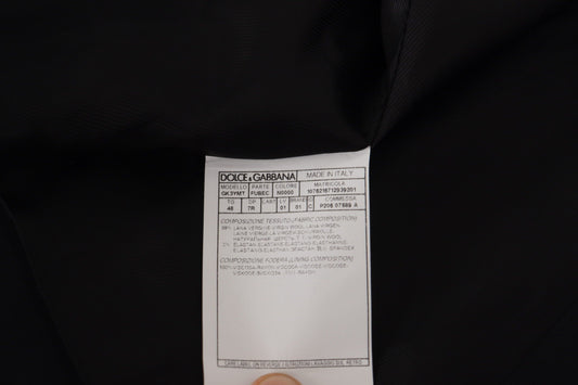 Dolce &amp; Gabbana Schwarze Jacke Weste 2 Stück MARTINI Blazer