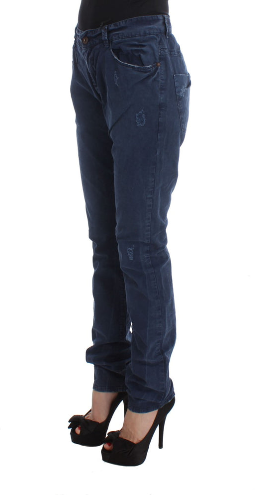 Costume National Jeans aus Baumwollmischung in Blau