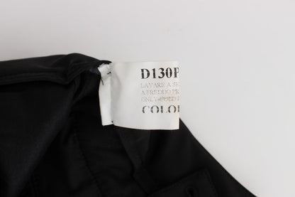 Ermanno Scervino – Schwarze Caprihose aus Baumwollmischung