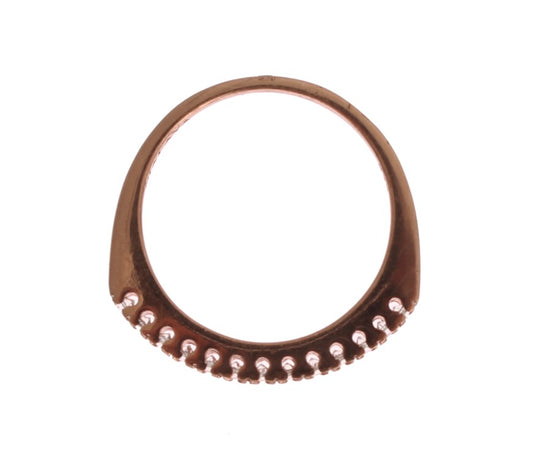 خاتم نيالايا من الذهب الأحمر عيار 925 من الفضة