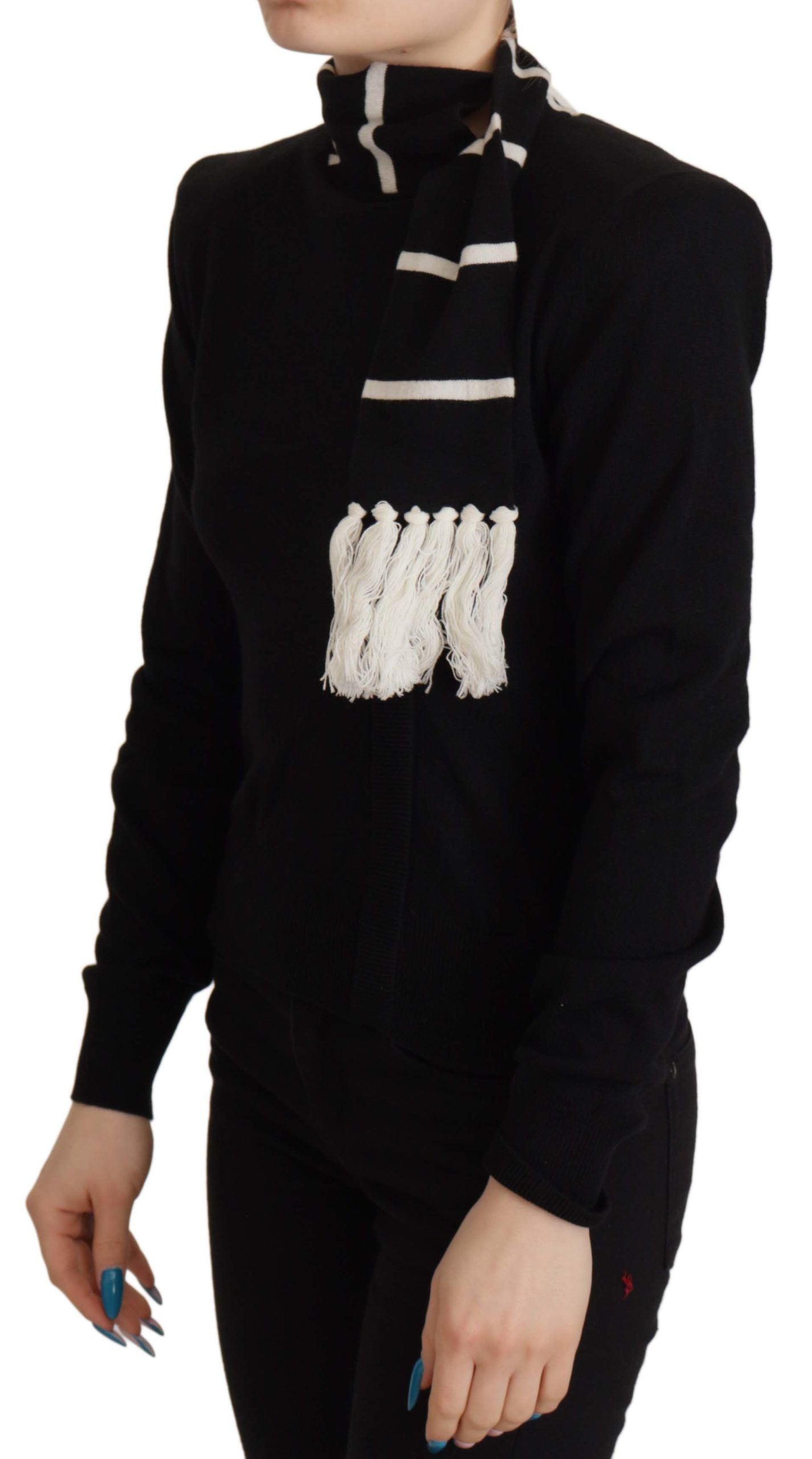 Dolce &amp; Gabbana – Schwarzer Rollkragenpullover aus Kaschmir