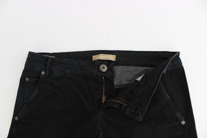 Ermanno Scervino Blaue Slim Jeans Denim Hose Skinny Leg Straight