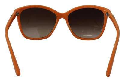 Dolce &amp; Gabbana – Runde Sonnenbrille mit orangefarbenem Acetatrahmen DG4170PM
