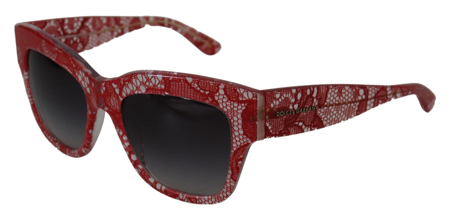 Dolce &amp; Gabbana Sonnenbrille mit rechteckiger Acetat-Spitze DG4231