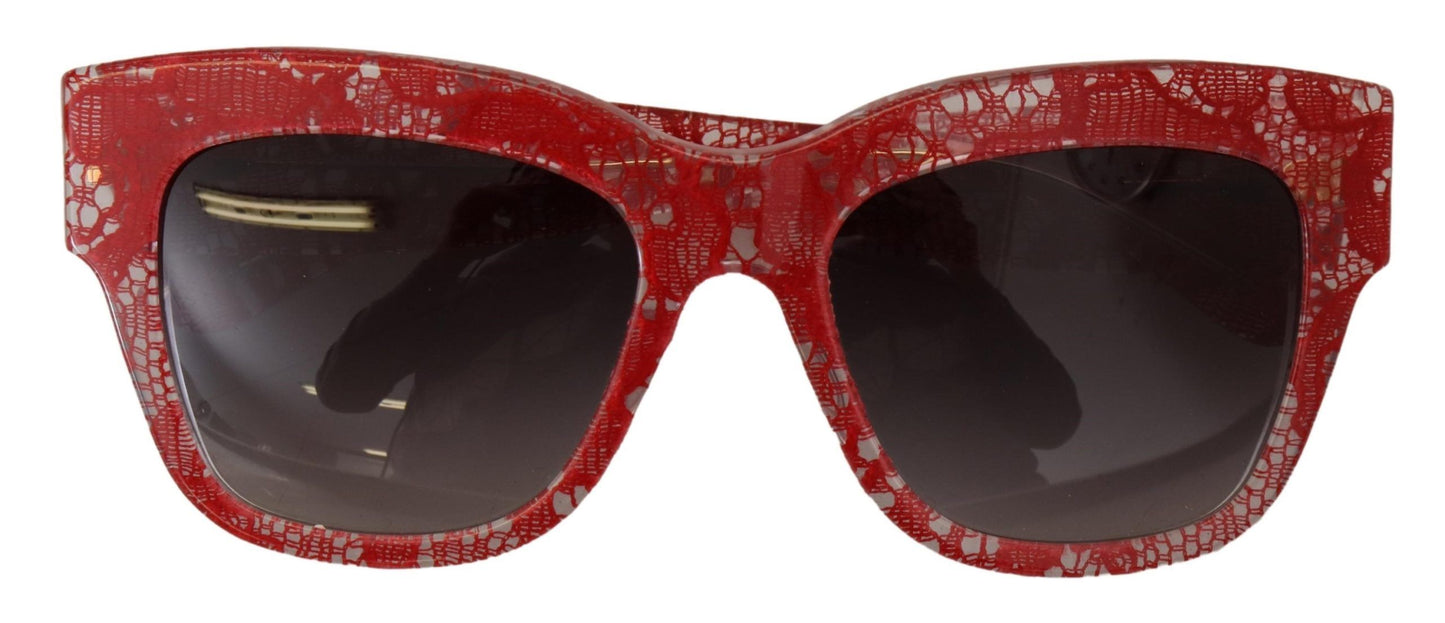 Dolce &amp; Gabbana Sonnenbrille mit rechteckiger Acetat-Spitze DG4231