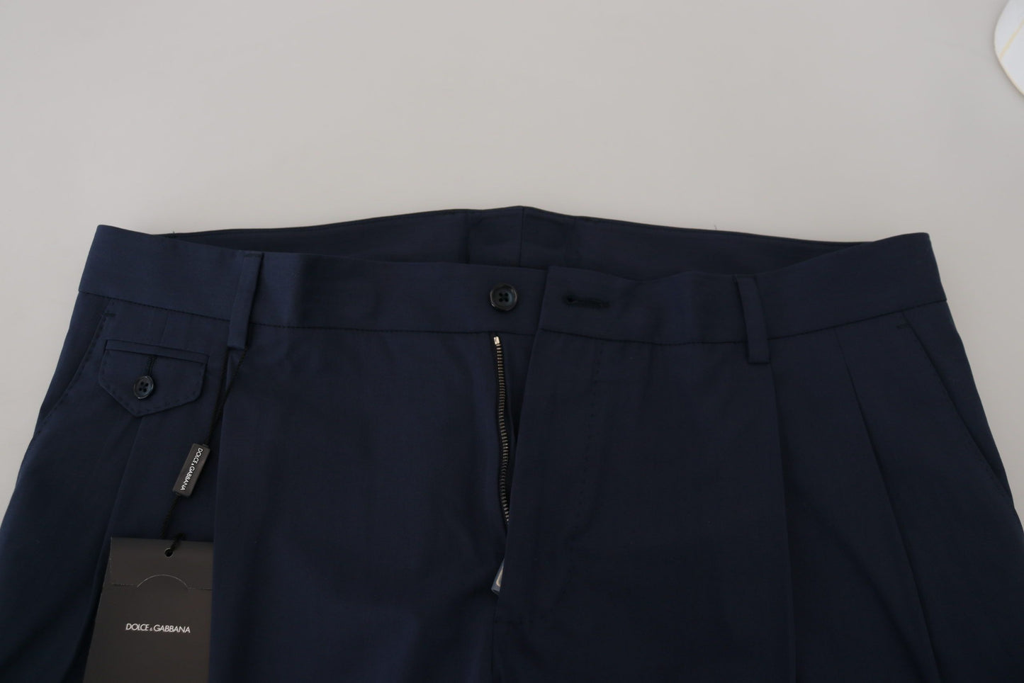Dolce &amp; Gabbana Blaue Chinos mit schmaler Passform