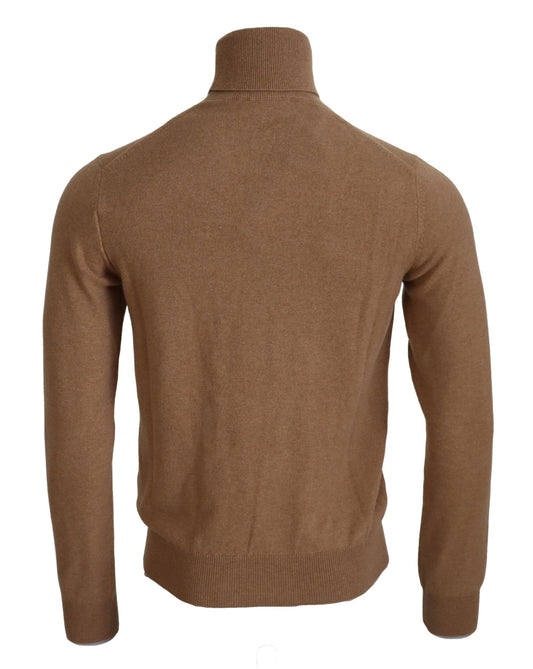 Dolce &amp; Gabbana Beige Kaschmir Rollkragenpullover