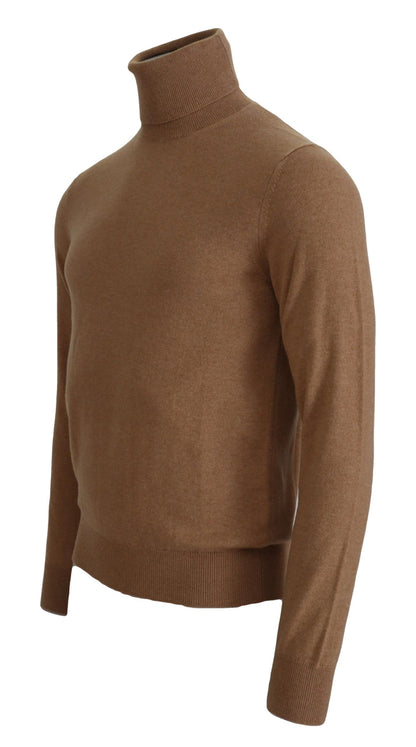 Dolce &amp; Gabbana Beige Kaschmir Rollkragenpullover