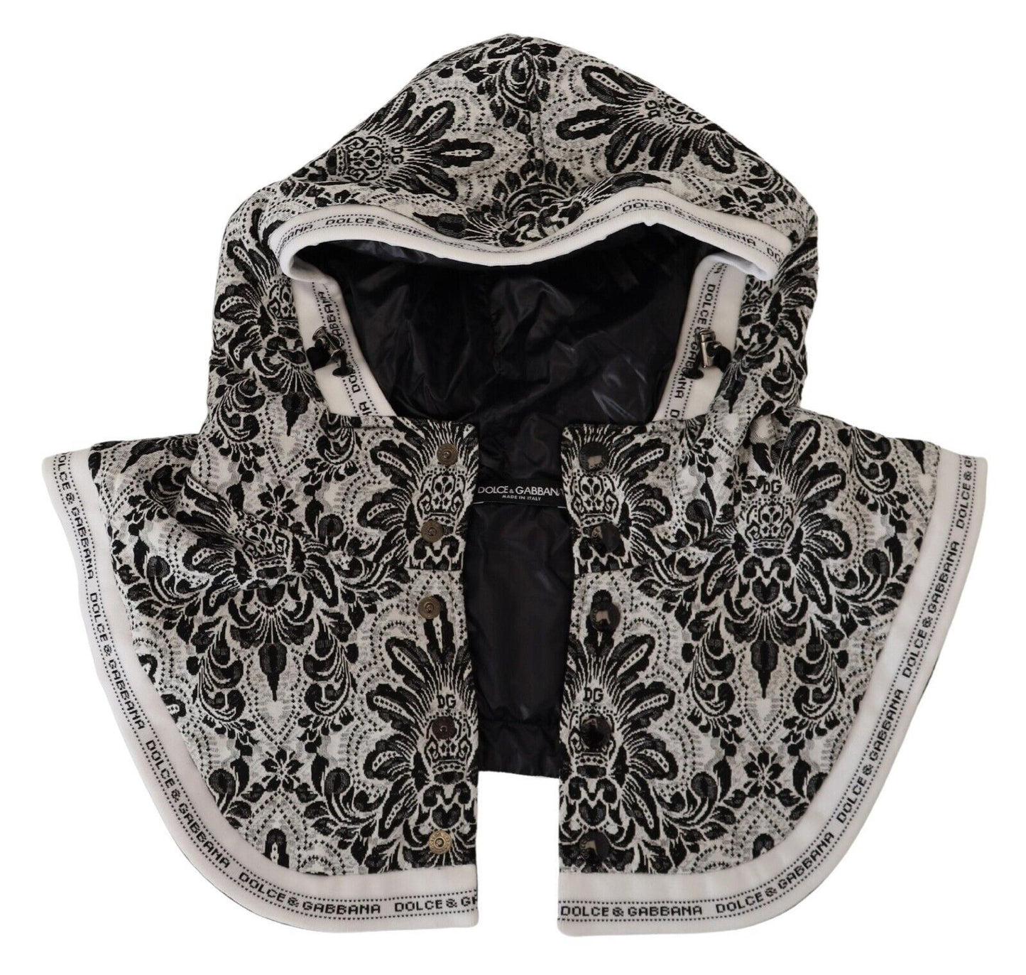 Dolce &amp; Gabbana, weißer Baumwollhut mit Blumenmuster, Einheitsgröße