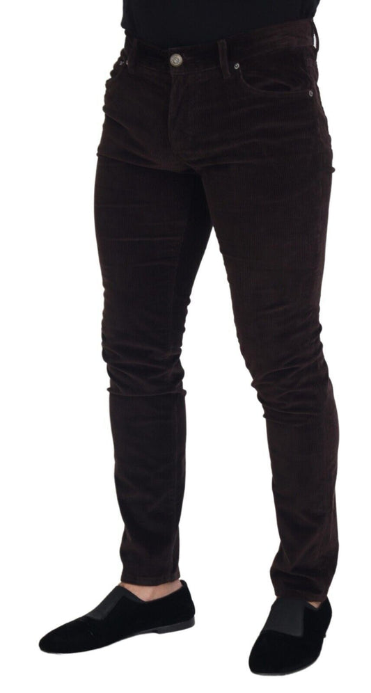 Dolce &amp; Gabbana Braune Cordhose für Herren